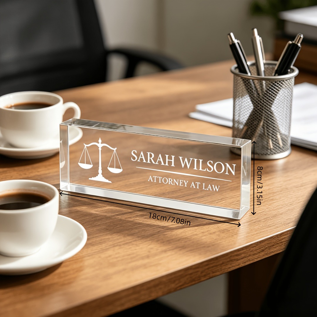Personalized Lawyer & Judge Ac - Photo Acrylic Block ulasan dan harga