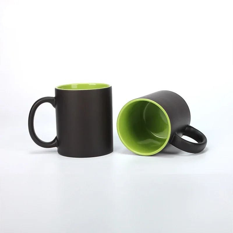 DIY Photo Black mug Magic Colo - Sublimation Mug White ulasan dan harga