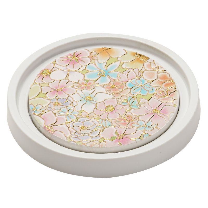 Pink Ceramic Tea Cup Mat Heat  - Ceramic Tile Blank ulasan dan harga