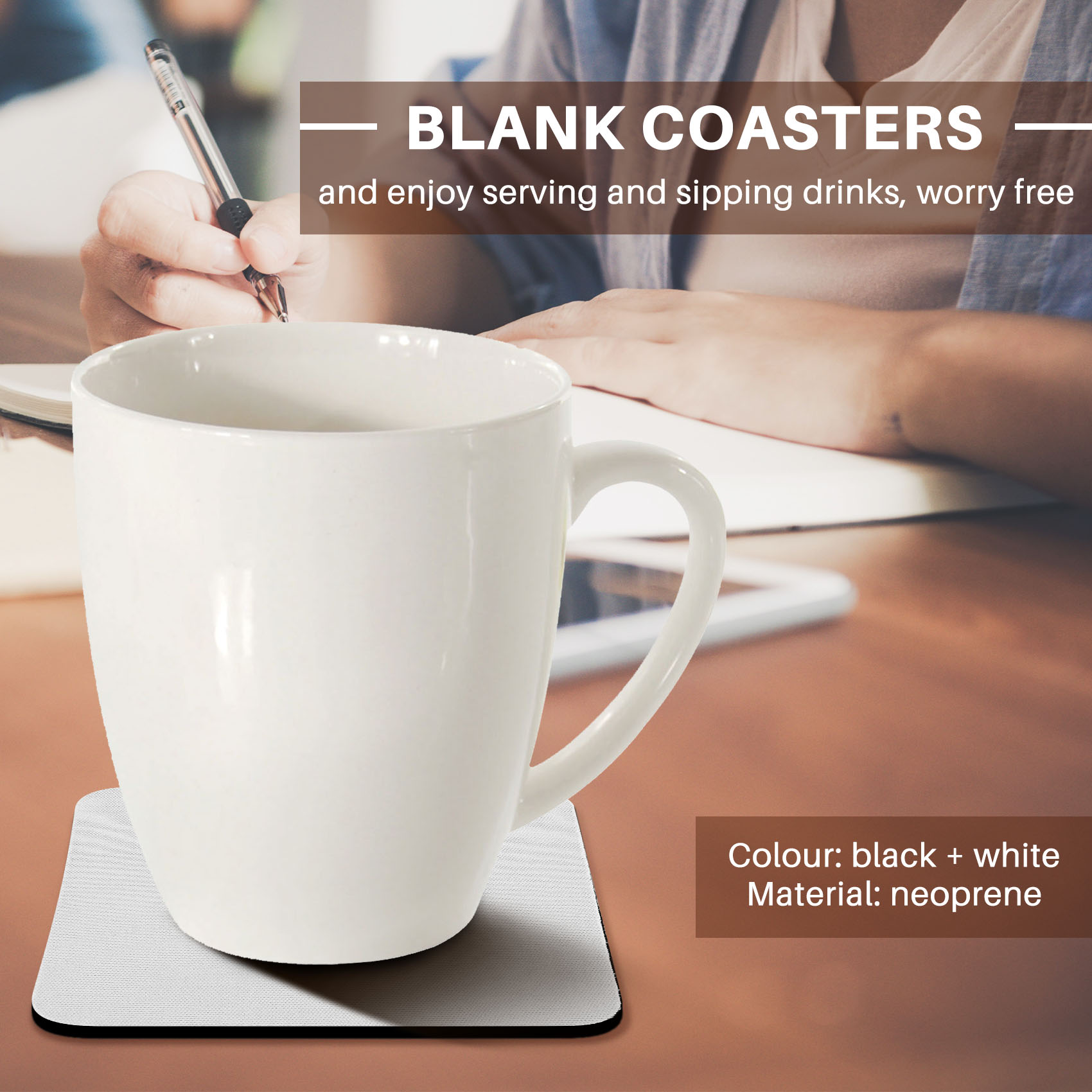 ✱35 Pieces Square Sublimation  - Coaster Sublimation Blank ulasan dan harga