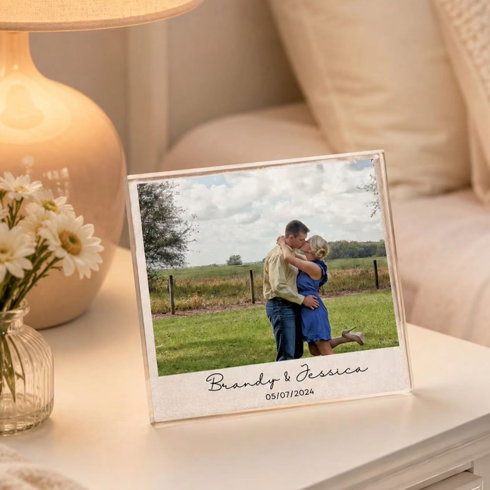Custom Photo & Text Acrylic Bl - Photo Acrylic Block ulasan dan harga