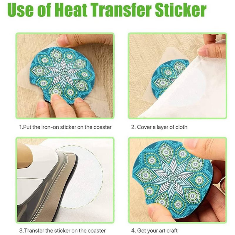 ABVS 200Pcs Sublimation Car Co - Coaster Sublimation Blank ulasan dan harga