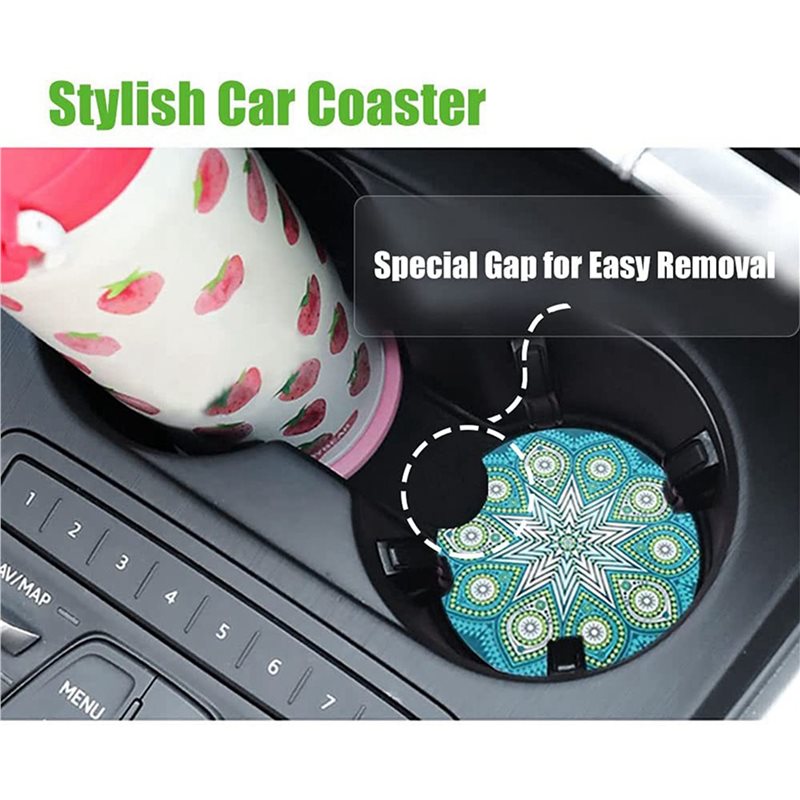 ABVS 200Pcs Sublimation Car Co - Coaster Sublimation Blank ulasan dan harga