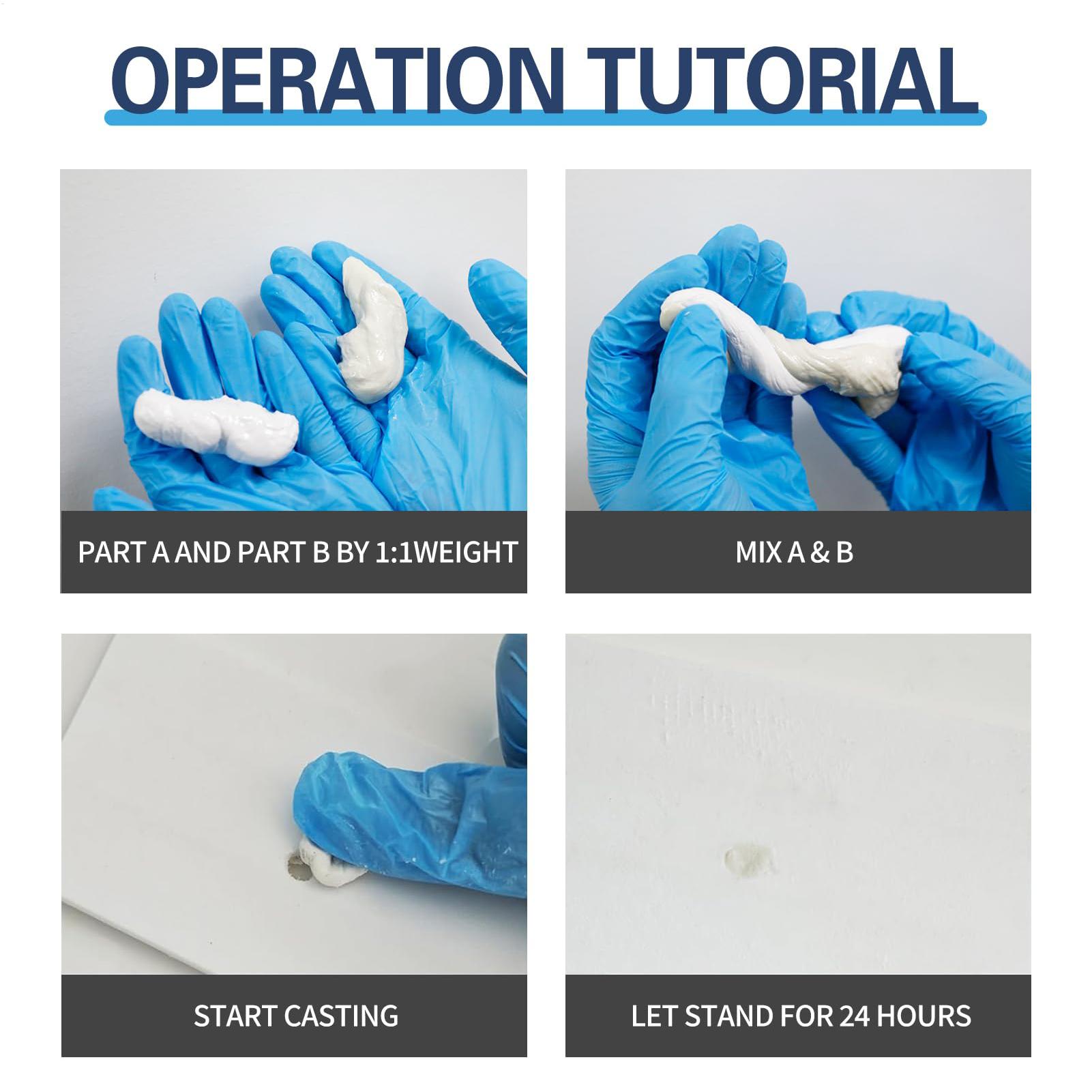 Quick Repair Epoxy Putty Two P - Ceramic Tile Blank ulasan dan harga
